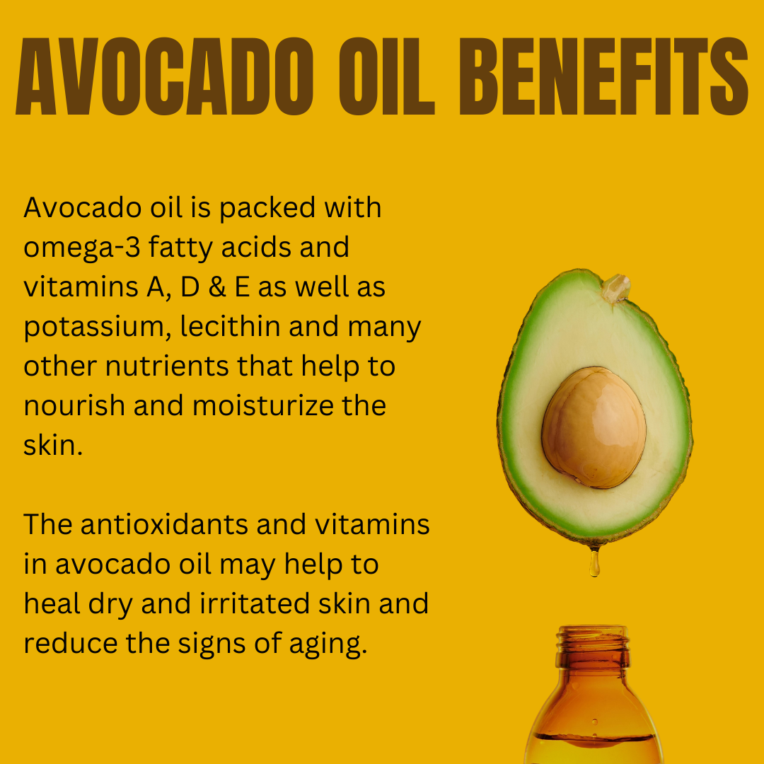 Avocado Oil Benefits in Skin Care Routine. Simply SKN products use ingredients like Avocado Oil for its nourishing and moisturizing properties.